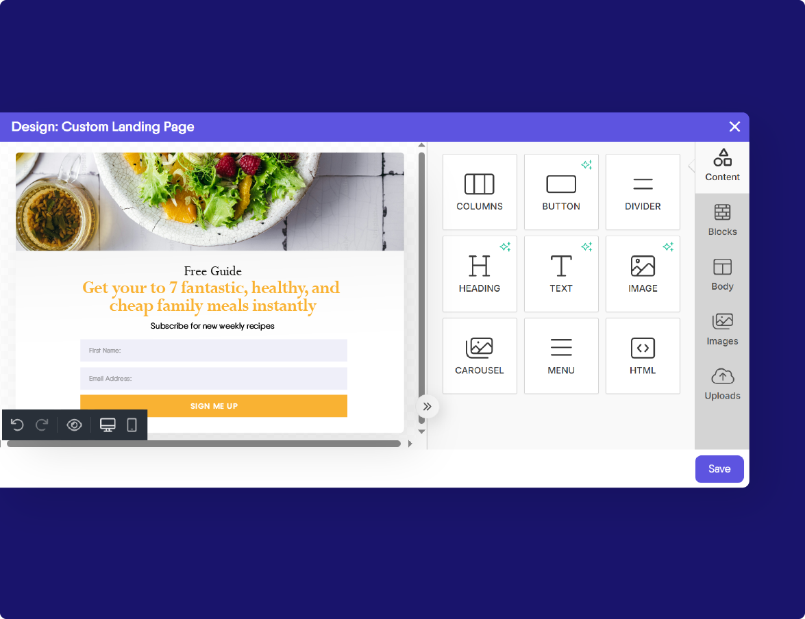 Integrate Interactive Lead Magnets